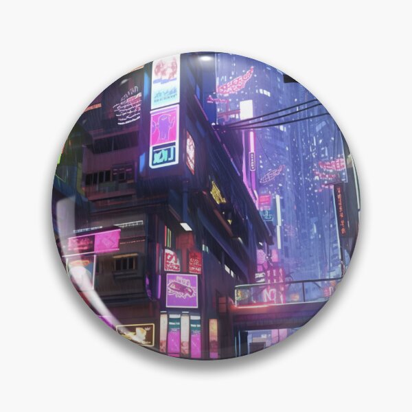 Item preview, Anime-Influenced Digital Art of Tokyo Street Scene - Expressive Japanese Urban Design designed and sold by ZedOhEe.