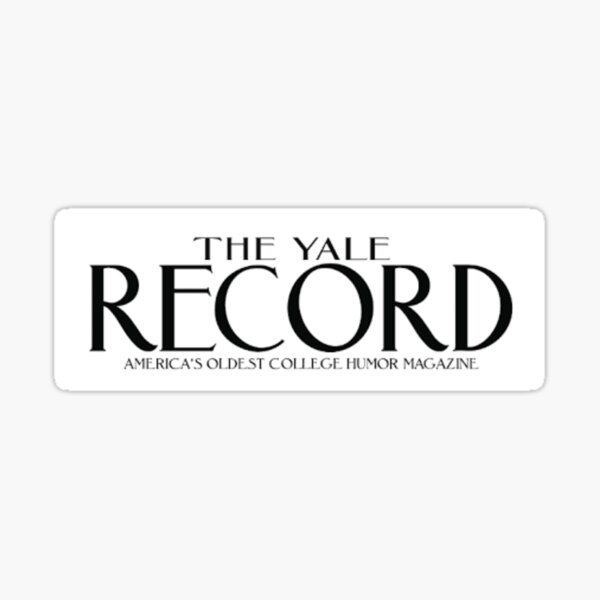 The Yale Record Sticker