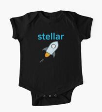 Stellar Lumens XLM Dezentrale Cryptocurrency Baby Body Kurzarm