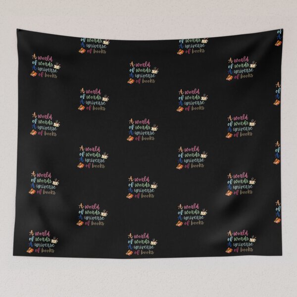 Item preview, A world of words, A universe of books designed and sold by Saimia.