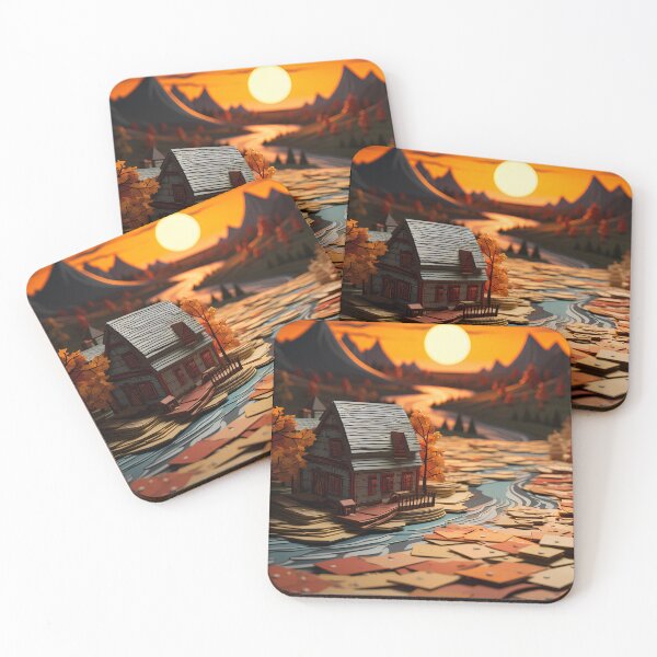 Item preview, Sunset Over the Mountains designed and sold by FTS-Studio.