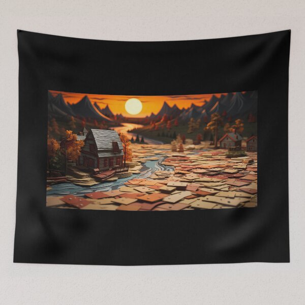 Item preview, Sunset Over the Mountains designed and sold by FTS-Studio.