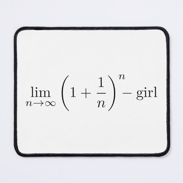 Item preview, egirl math joke limit design black designed and sold by xiape.