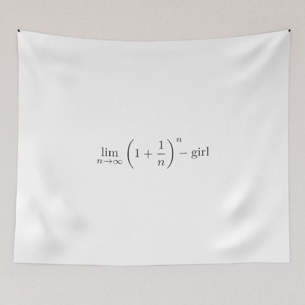 Item preview, egirl math joke limit design black designed and sold by xiape.