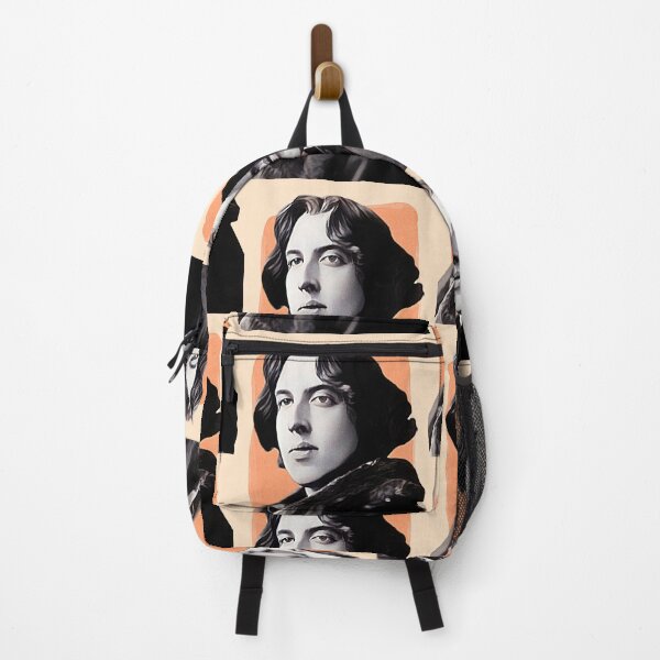 Item preview, Irish Playwright Oscar Wilde - orange - illustration designed and sold by Litstoy.
