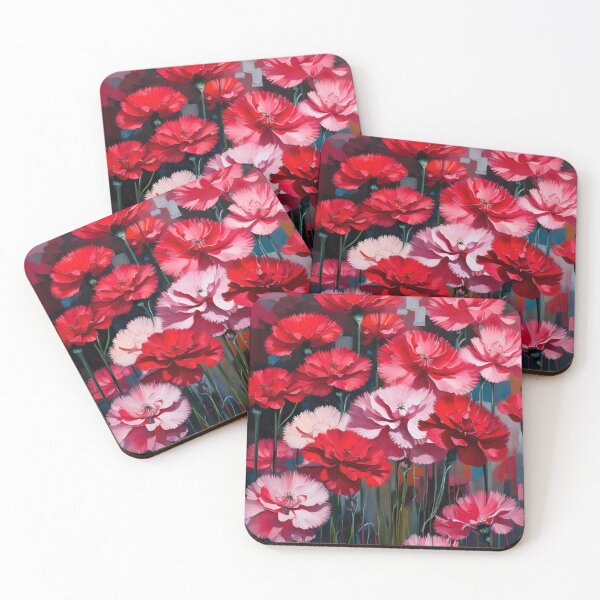 Item preview, Digital Abstract Dianthus Floral Painting designed and sold by MySupplemental.