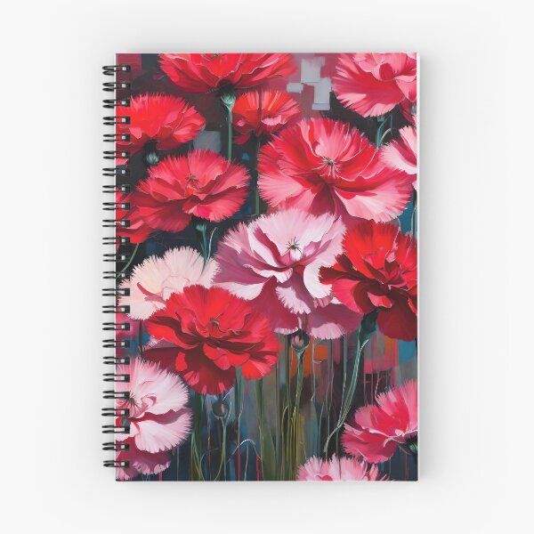 Item preview, Digital Abstract Dianthus Floral Painting designed and sold by MySupplemental.