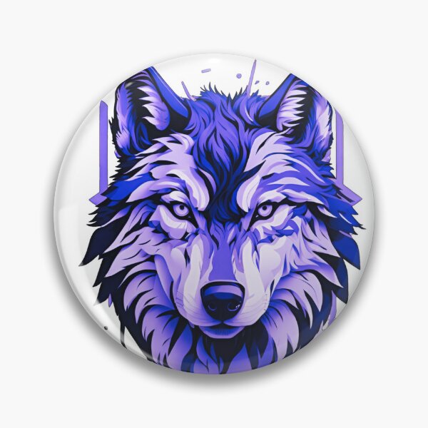 Item preview, Alpha Serenity: The Cool Blue Wolf Chief designed and sold by irosh madushan.