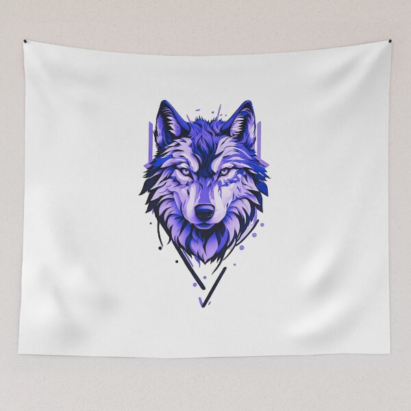 Item preview, Alpha Serenity: The Cool Blue Wolf Chief designed and sold by irosh madushan.