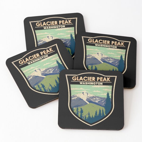 Aperçu de l'œuvre Insigne de Washington Peak Glacier créée et vendue par KrisSidDesigns.