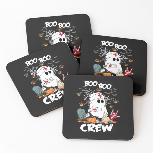 Item preview, Boo Boo Crew Ghost Nurse Retro Halloween 2021 Nursing RN designed and sold by PeterEnglish.