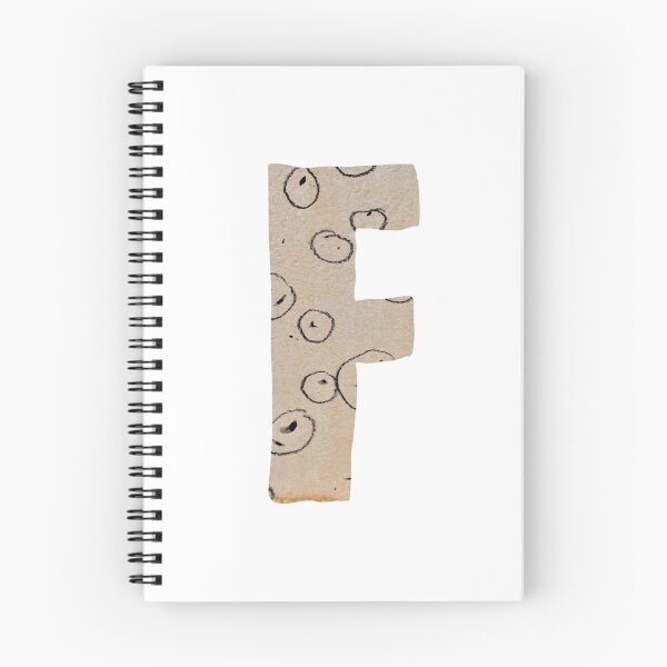 Item preview, Capital letter F cut out paper alphabet designed and sold by Yana Mustafina | Boho Soulful Designs.