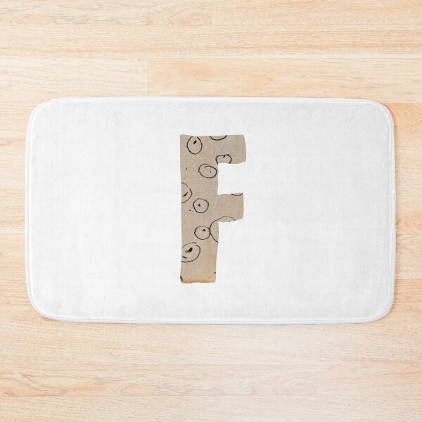 Item preview, Capital letter F cut out paper alphabet designed and sold by Yana Mustafina | Boho Soulful Designs.