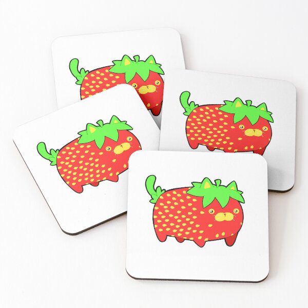 Item preview, Strawberry Cat designed and sold by GrimblerTheOoze.