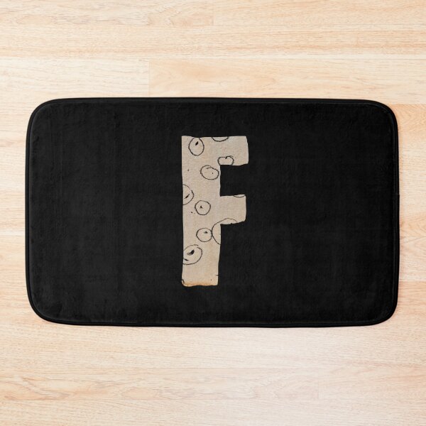 Item preview, Capital letter F cut out paper alphabet black designed and sold by Yana Mustafina | Boho Soulful Designs.