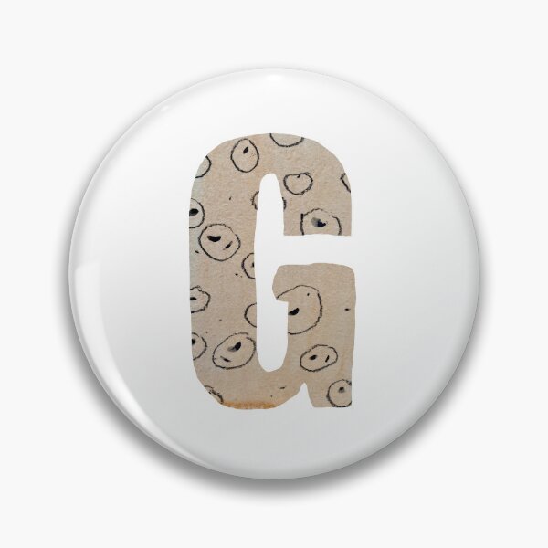 Item preview, Capital letter G cut out paper alphabet designed and sold by Yana Mustafina | Boho Soulful Designs.