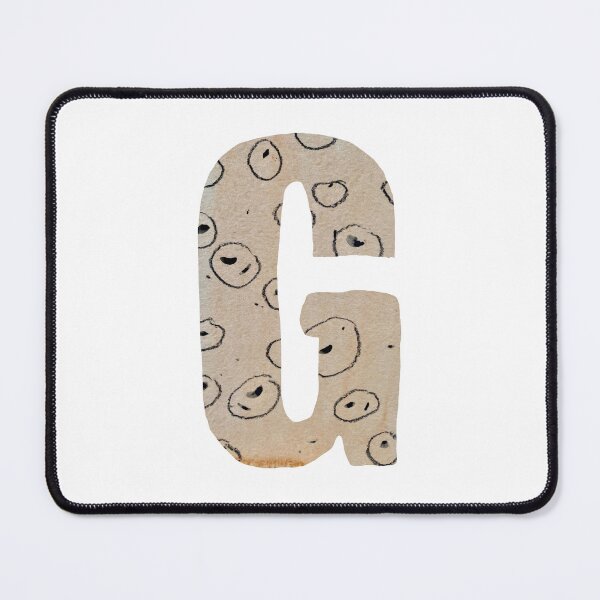 Item preview, Capital letter G cut out paper alphabet designed and sold by Yana Mustafina | Boho Soulful Designs.