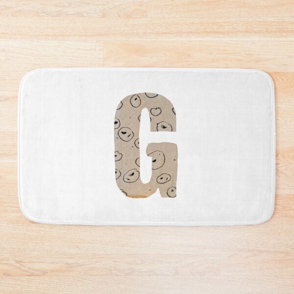 Item preview, Capital letter G cut out paper alphabet designed and sold by Yana Mustafina | Boho Soulful Designs.