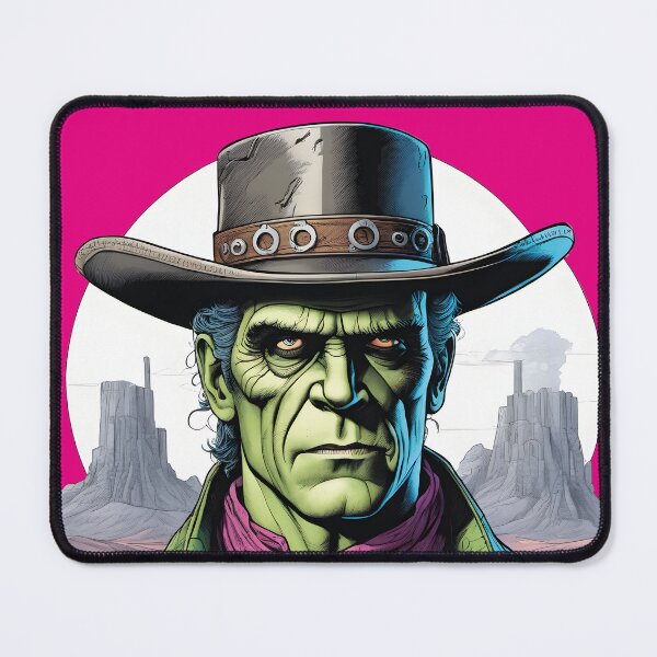Item preview, Frankenstein as a cowboy in the wild west designed and sold by Mauswohn.