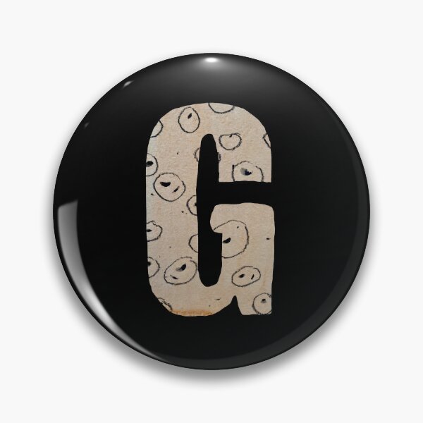 Item preview, Capital letter G cut out paper alphabet black designed and sold by Yana Mustafina | Boho Soulful Designs.