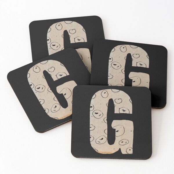 Item preview, Capital letter G cut out paper alphabet black designed and sold by Yana Mustafina | Boho Soulful Designs.