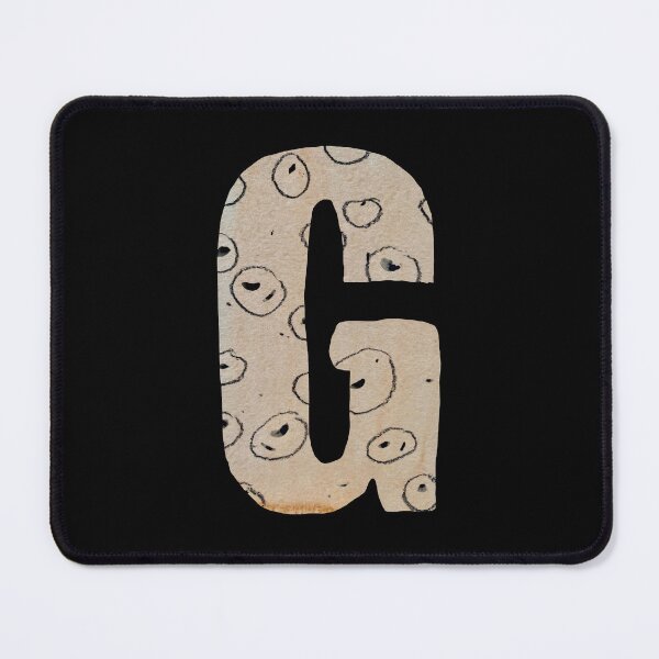 Item preview, Capital letter G cut out paper alphabet black designed and sold by Yana Mustafina | Boho Soulful Designs.