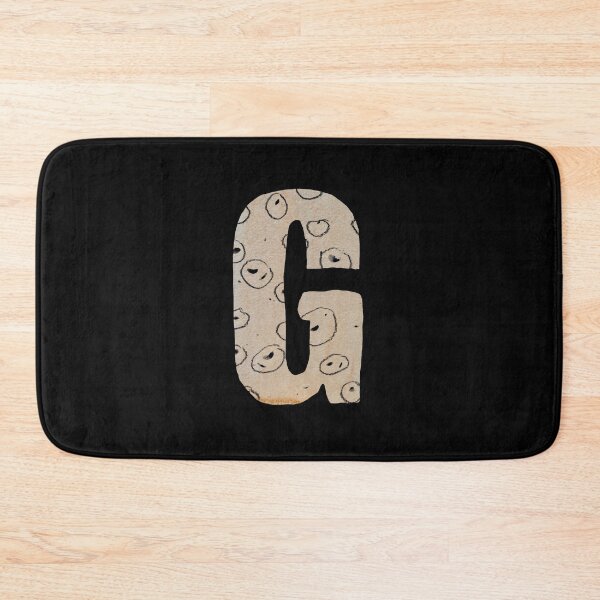 Item preview, Capital letter G cut out paper alphabet black designed and sold by Yana Mustafina | Boho Soulful Designs.
