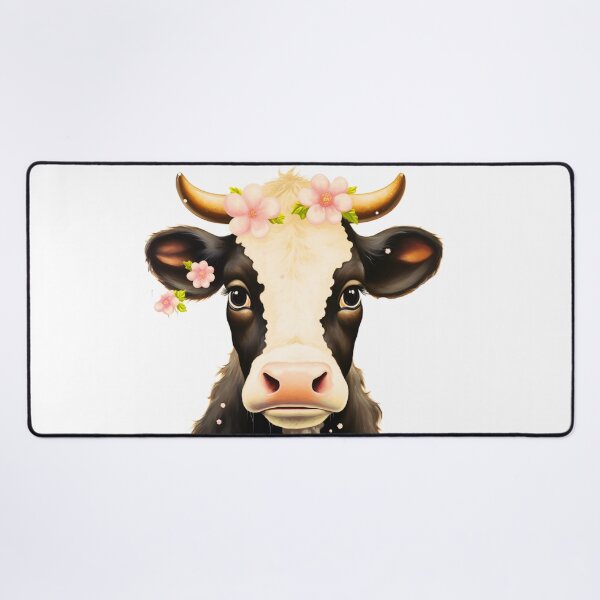 Vista previa del artículo con la obra «Vacas Kawaii», diseñado y vendido por ImaginVibes.