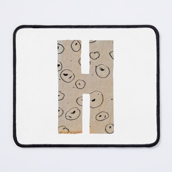 Item preview, Capital letter H cut out paper alphabet designed and sold by Yana Mustafina | Boho Soulful Designs.