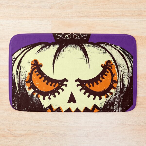 Item preview, Vintage Grunge Angry Pumpkin (transparent version) designed and sold by SamJanner.