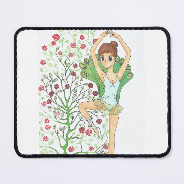 Item preview, Ballet dancer with rose tendrils designed and sold by Anmioma.