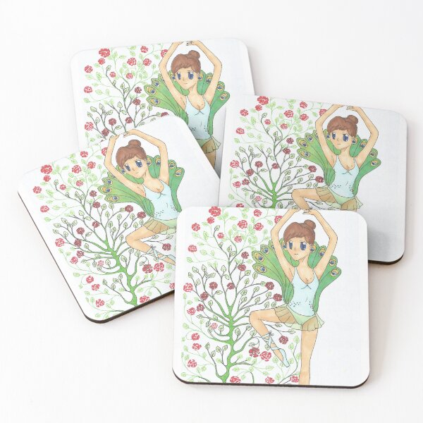 Item preview, Ballet dancer with rose tendrils designed and sold by Anmioma.