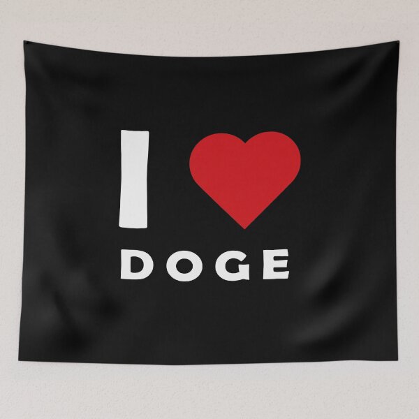 Item preview, I LOVE DOGECOIN designed and sold by Moonfy.