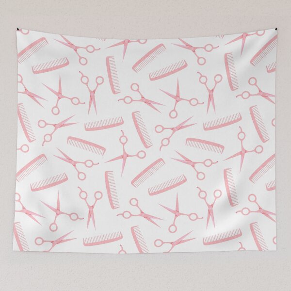 Item preview, shears and combs - pink designed and sold by littlearrow.