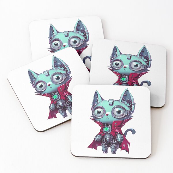 Item preview, Robo-Cat Sorcerer! designed and sold by kukamatsu.