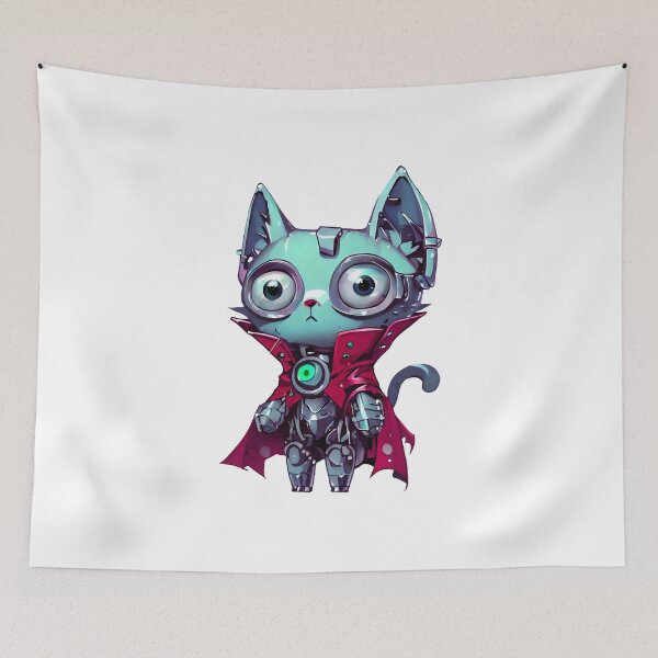 Item preview, Robo-Cat Sorcerer! designed and sold by kukamatsu.