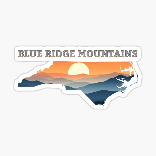 Item preview, Blue Ridge Mountain Sunset in North Carolina designed and sold by earthpartner.