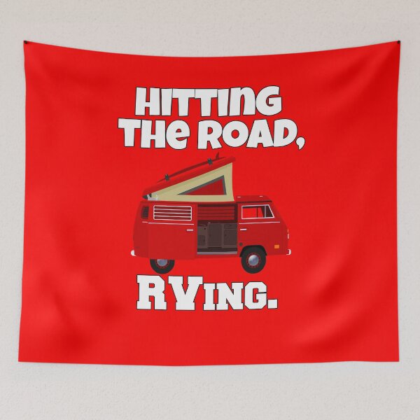 Item preview, Camping RVing Camper Hitting The Road, RVing designed and sold by fantasticdesign.
