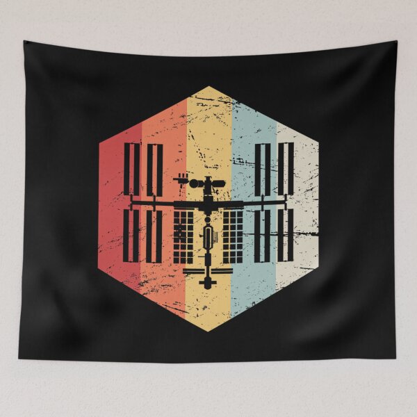 Item preview, Retro ISS International Space Station Icon  	 designed and sold by fbqmxeeq11.