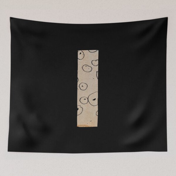 Item preview, Capital letter I cut out paper alphabet black designed and sold by Yana Mustafina | Boho Soulful Designs.