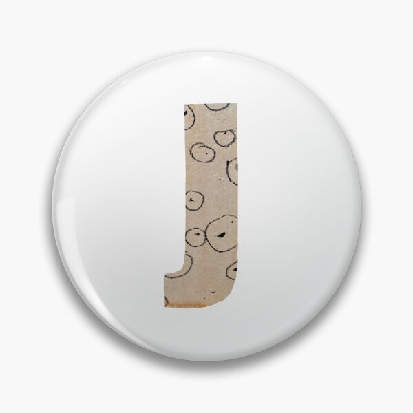 Item preview, Capital letter J cut out paper alphabet designed and sold by Yana Mustafina | Boho Soulful Designs.