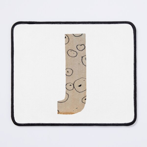 Item preview, Capital letter J cut out paper alphabet designed and sold by Yana Mustafina | Boho Soulful Designs.