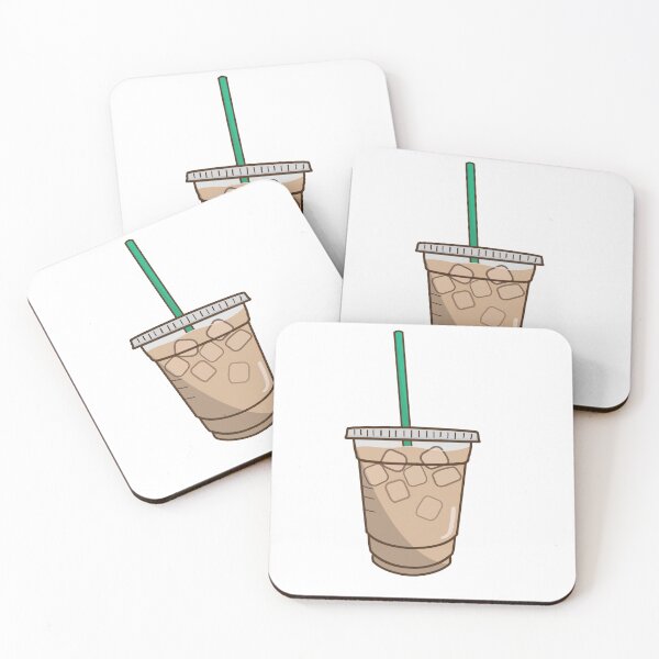 Item preview, iced coffee doodle designed and sold by Emily Zigo.