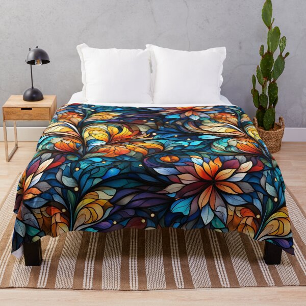 Item preview, Colorful Stained Glass Mosaic: Artistic Seamless Pattern designed and sold by Moo7shop.