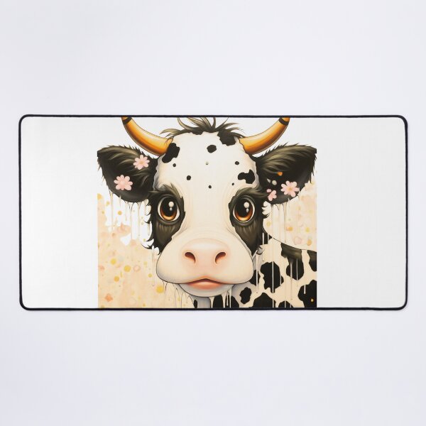 Vista previa del artículo con la obra «Vacas Kawaii», diseñado y vendido por ImaginVibes.