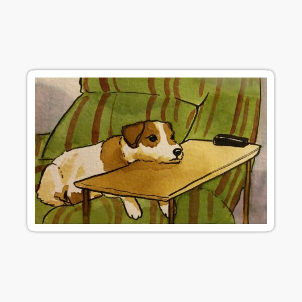 Item preview, Eddie on the Couch designed and sold by Melanie Westfall.