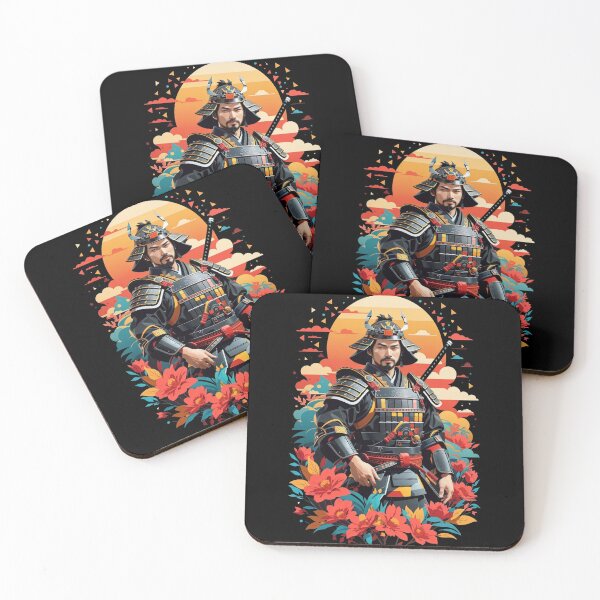 Aperçu de l'œuvre Samurai, warrior art créée et vendue par TrendyPalette.