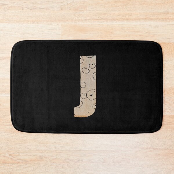 Item preview, Capital letter J cut out paper alphabet black designed and sold by Yana Mustafina | Boho Soulful Designs.