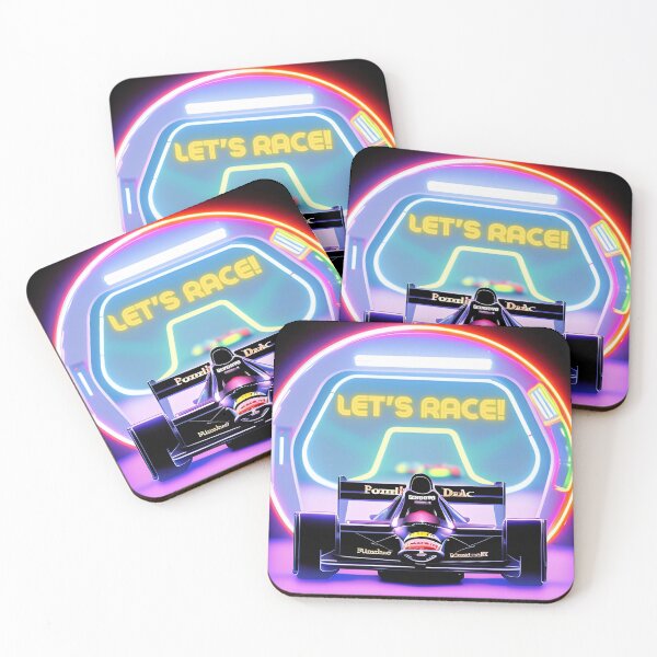Item preview, Night Speedster Let's Race Glowing Sign designed and sold by EngineerCreates.