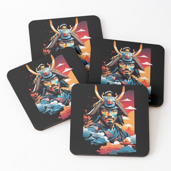 Aperçu de l'œuvre Samurai, warrior art créée et vendue par TrendyPalette.